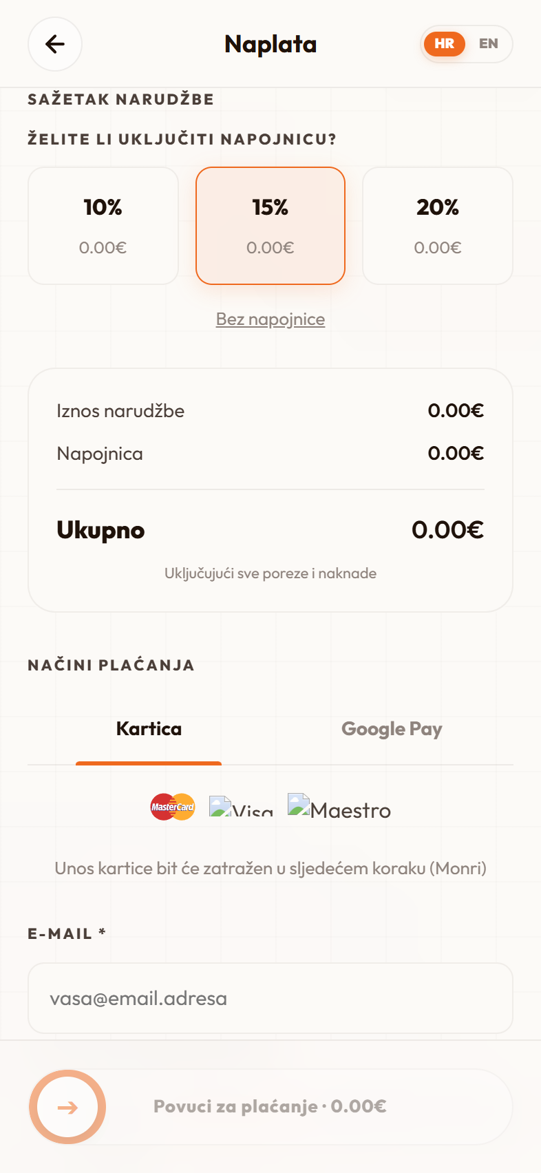Narudžba & Naplata